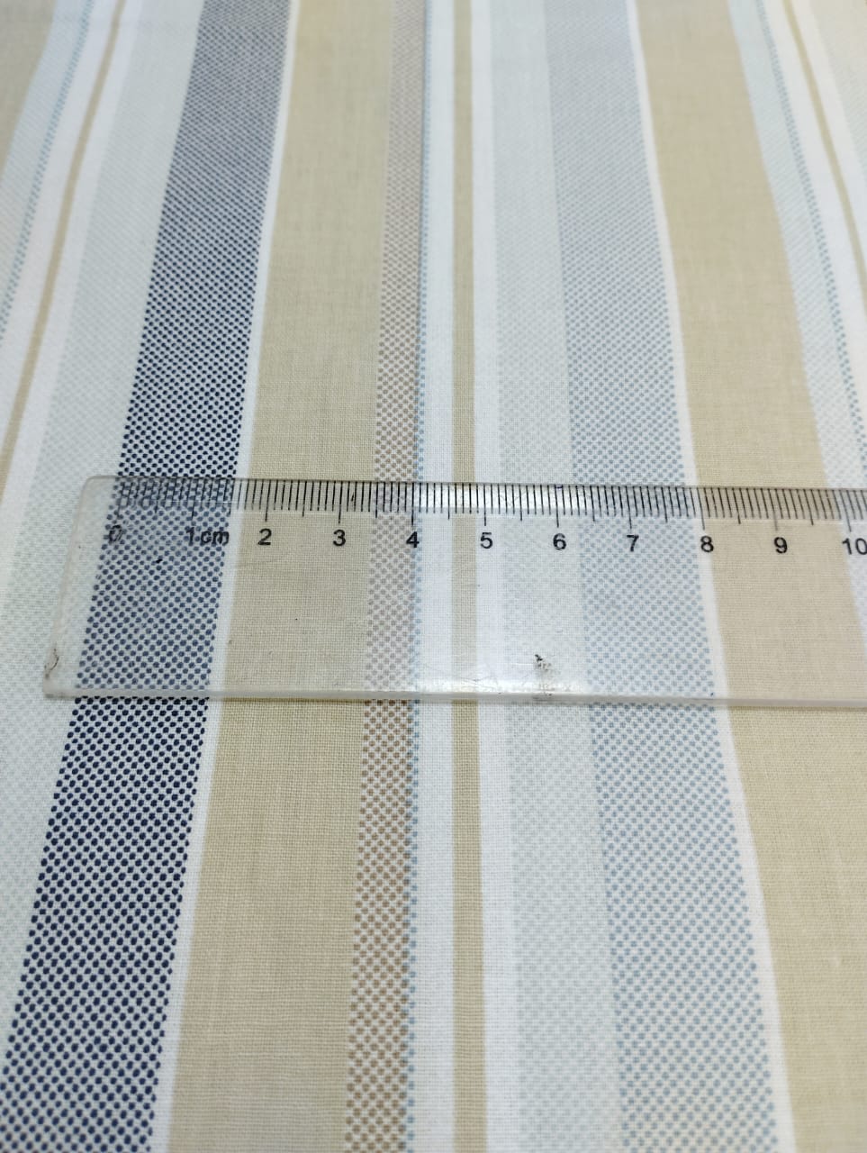 № 16 - 62 Тл Поплин Полоса горчично-серая